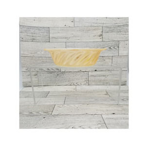 Fire King Peach Lustre Ware Small Casserole Baking Dish 5" Anchor Hocking Vintag